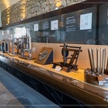 Reproduction de machines diverses de Léonard de Vinci à son musée à Vinci