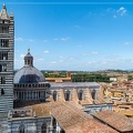 Vue sur le Duomo de Sienne