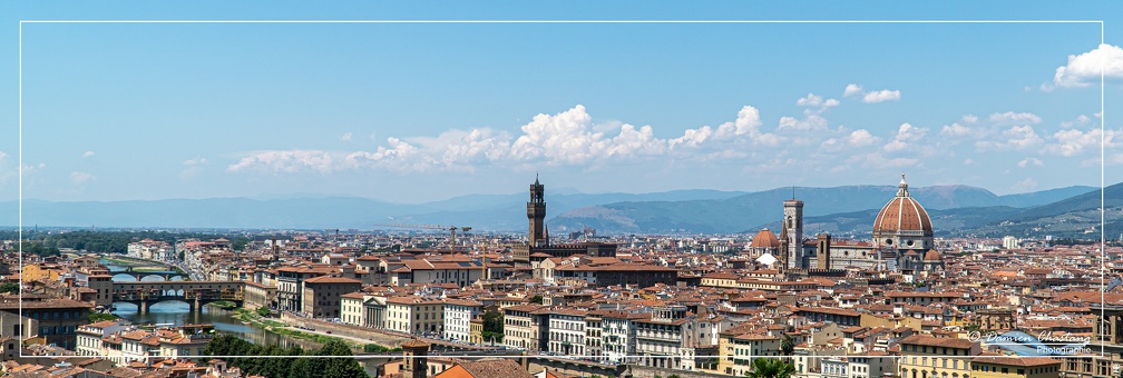 Vue panoramique sur Florence