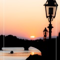 Couché de soleil sur l'Arno