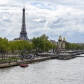 La Tour Eiffel et pont Alexandre III rive gauche